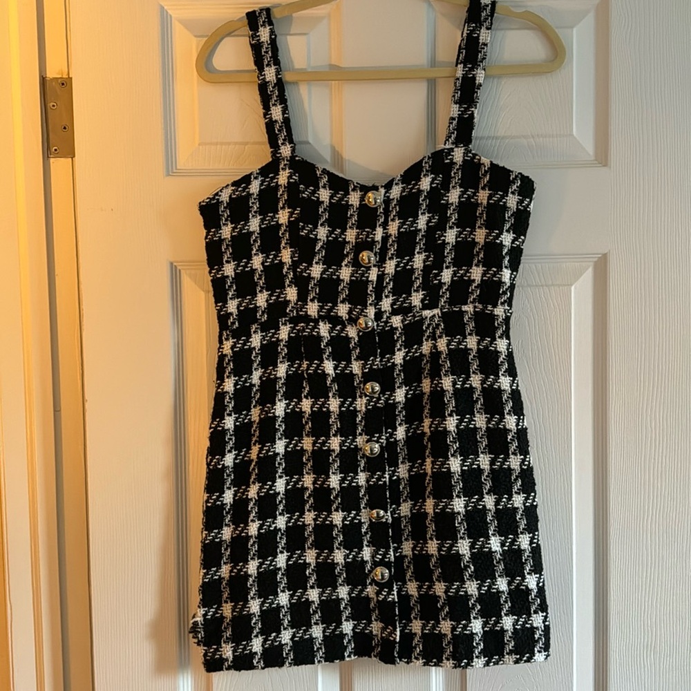 HYFVE Black and White Boutique Dress